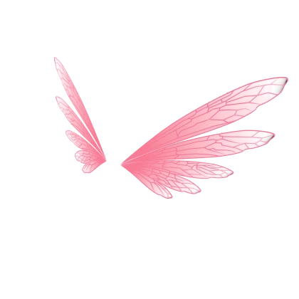 Translucent Pink Dragonfly Pixie Wings