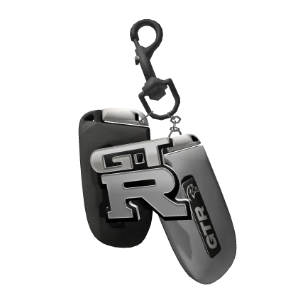 white race car keys (r6)