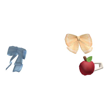 harajuku moro kei apple bow clips