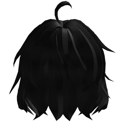 Anime Short Messy Hair - Black