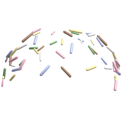 kawaii head sprinkles