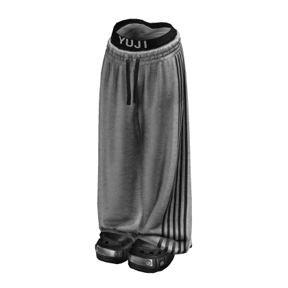 Baggy Sporty Sweatpants + Shoes