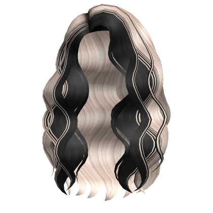 Mermaid Two-Tone Waves in Blonde & Black