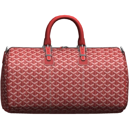Goyard Red Boston 50 Duffle Bag