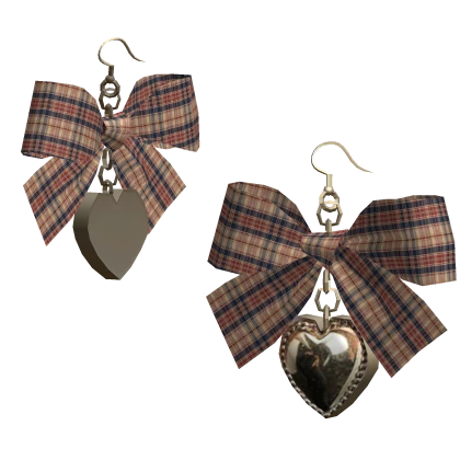 🍀Kawaii Gold Heart Earrings