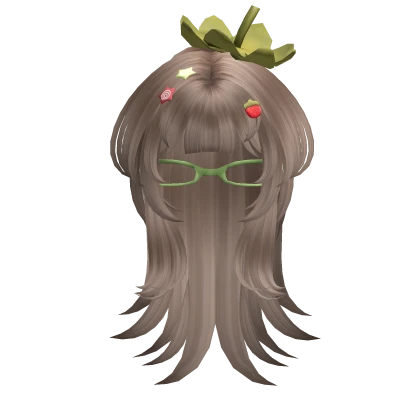 ♡ Igari Strawberry Messy Jellyfish Cut (Milktea)