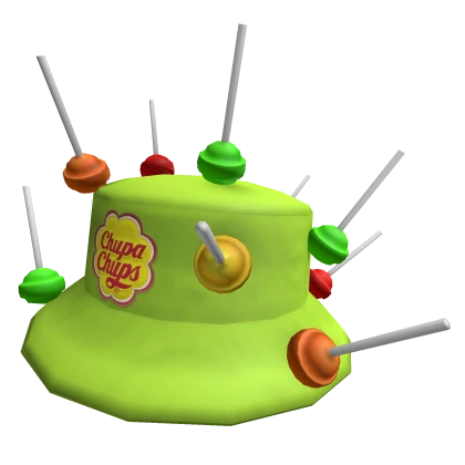 Chupa Chups Green Lollipop Bucket Hat