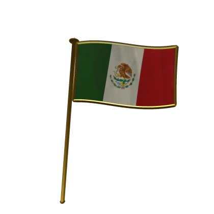 Bandera de oro de mexico LNGM