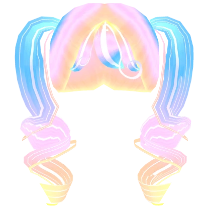 ♡ pastel sunset glowing twintails ♡