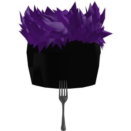 squid game thanos 230 purple fork spiky messy hair