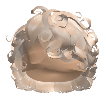 ☆ | Platinum Curly Bixie Cut