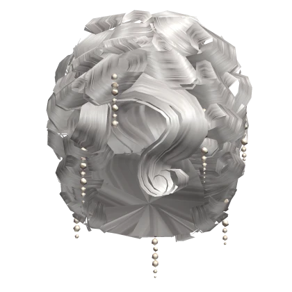 Victoria's Victorian Pearl Updo (blanc)