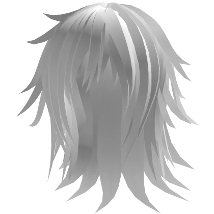 layered emo messy hair 3.0 (white)