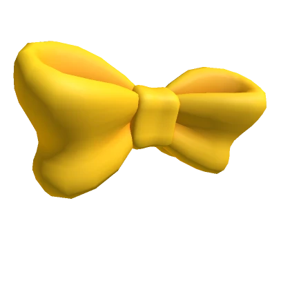 Large Yellow Bow Tie