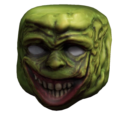 Green Zombie Head