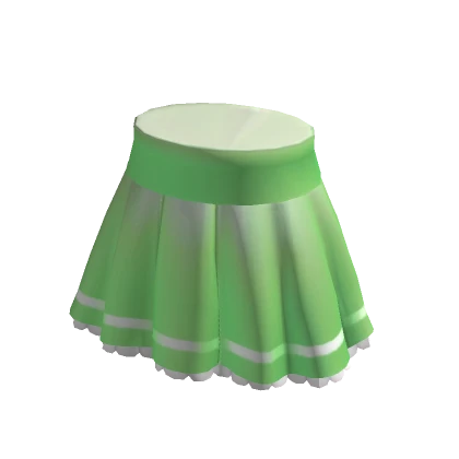 Ruffled Skirt in Green