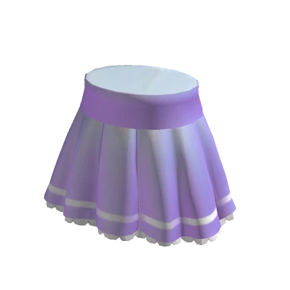 Ruffled Skirt in Purple