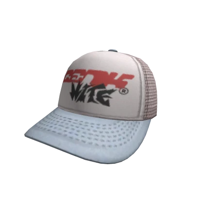 GENKNITE TRUCKER CAP -- PALE PINK