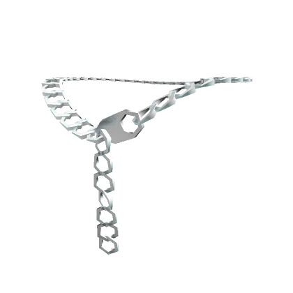 X Silver Choker Chain 1.0