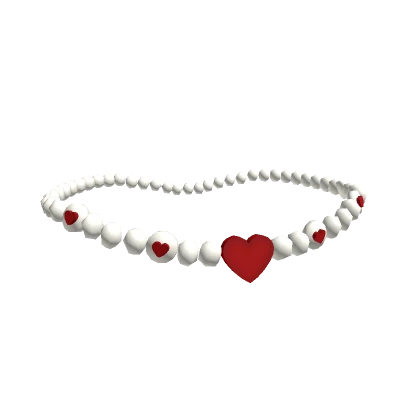 Valentine's Day Pearl Heart Necklace 1.0