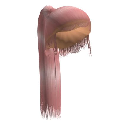 ☆ | Baby Pink Sleek Ponytail w/ Edges