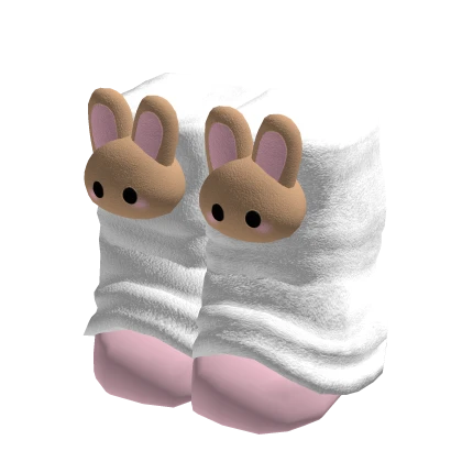 Easter Bunny Leg Warmers Pink Blue