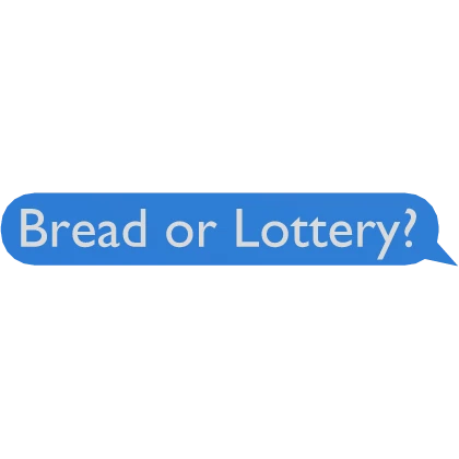 Squid Game Bread or Lottery? Text
