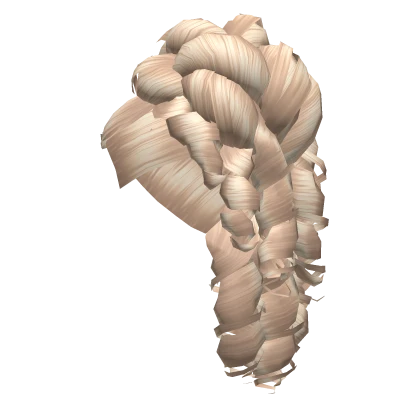 Lavish Victorian Curls in Platinum Blonde