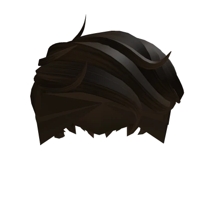 Messy Dark Brown Hair