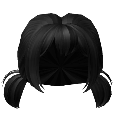 Low Idol Pigtails in Black