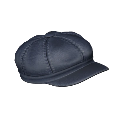 Dark Denim Newsboy Cap