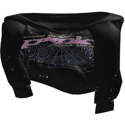 [1.0] Black Sp5der Shoulder Hoodie