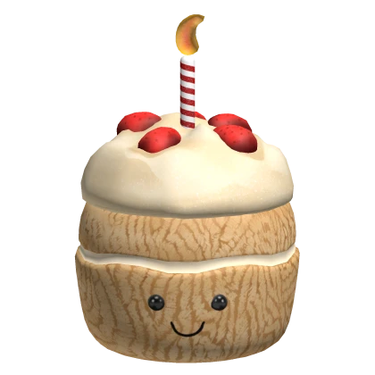 Smile Face Birthday Cake Plush 