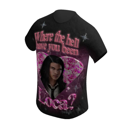 Jacob Loca Twilight Shirt + Movie Code Bundle 