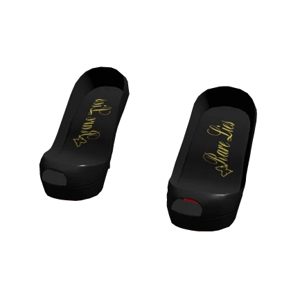 It Girl Platform Peep Toe High Pumps in Full Black