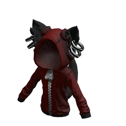 Woof Hoodie Reverse Blood Moon