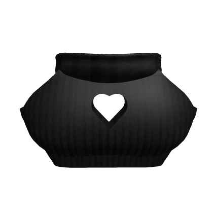 1.0 R6 Female Cropped Top with Heart
