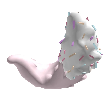 Cute Pink Kawaii Fluffy Frosting Sprinkles Tail