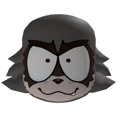 Edgy Cartoon Raccoon Face