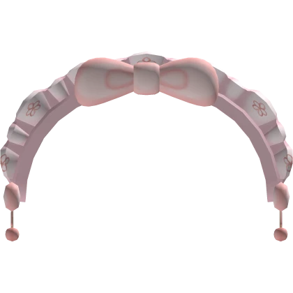 Cute pink bonnett headdress