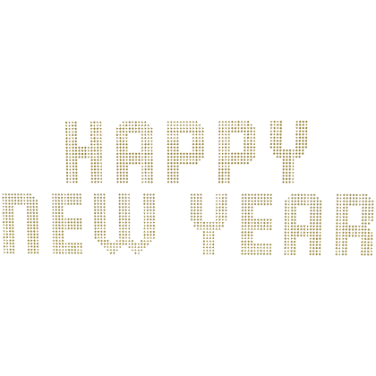 [🎉] Happy New Year Lights Sign