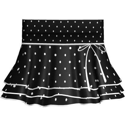 ♡ Pretty Polka Dot Blouse Top in Black & White