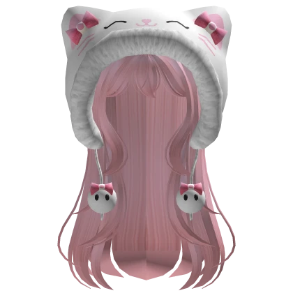 ❤️ Kitty Emo Wavy Hair (Pink)