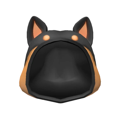 Black Shiba Hood