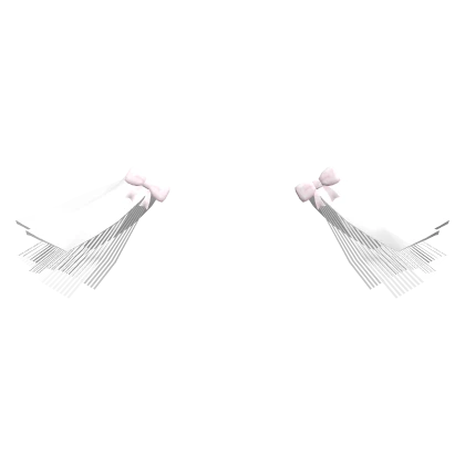 ♡ Cutesy White Frilly Tulle Hip Ruffles