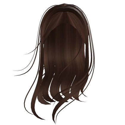 Brown Cute Windy Hair