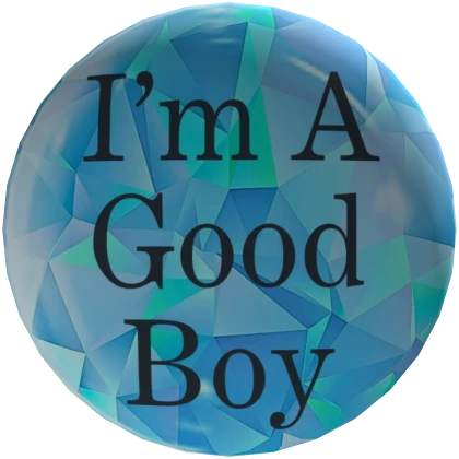 Good Boy Button - Limited item ✨