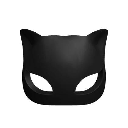 Cat Woman Egyptian Face Mask Hat Black