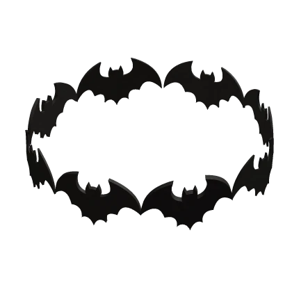 Halloween Bat Choker Black 3.0