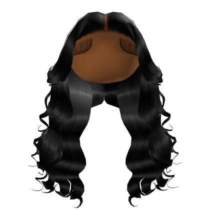 Voluminous Middle Part [Black]